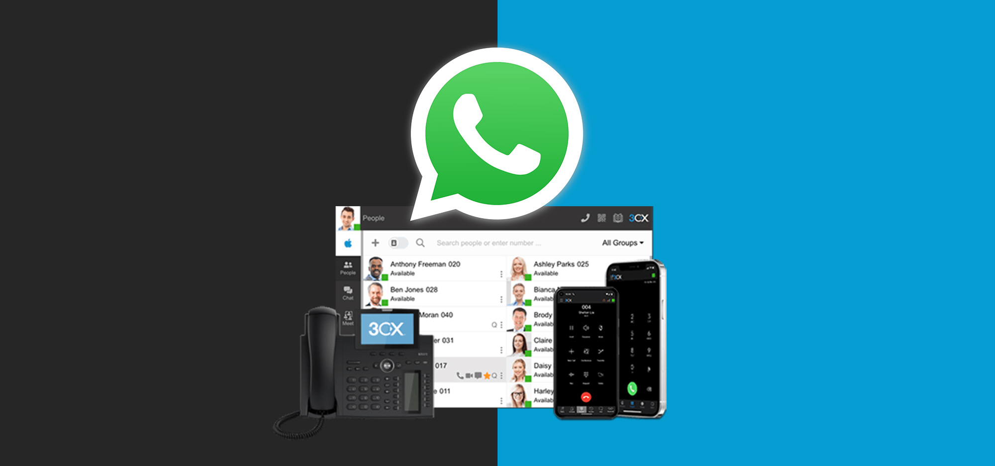 3CX WhatsApp Integration Teaser