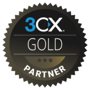 3CX Goldpartner Abzeichen
