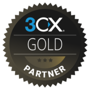 Gold Partner Badge 3CX Goldpartner Abzeichen