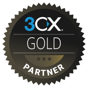 Gold Partner Badge 3CX Goldpartner Abzeichen